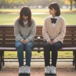 起立性調節障害の友達に、ただ静かに寄り添う様子のイメージ画像